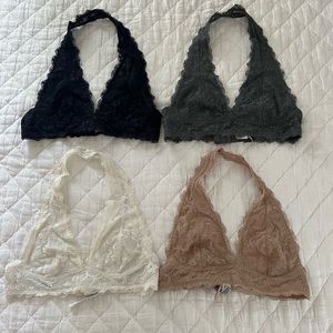Bundle of free people bralettes - size small